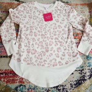 Leopard maternity sweatshirt